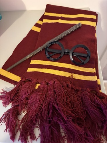 Harry potter scarf wand and - scarf,
