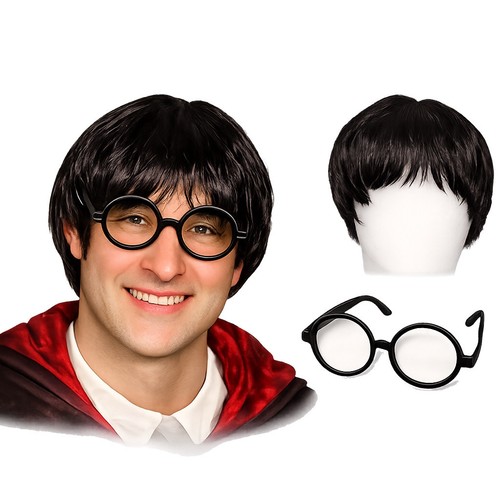 Harry potter wig glasses - potter, &